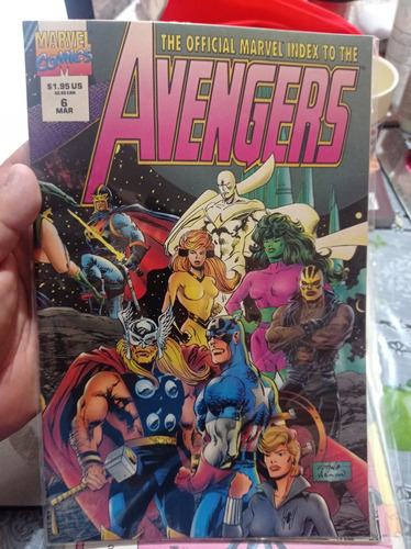 Cómic Marvel En Inglés The Official Index To Avengers 6  7