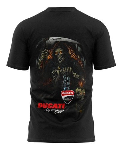 Remera Moto Ducati Racing Liviana 100% Algodón