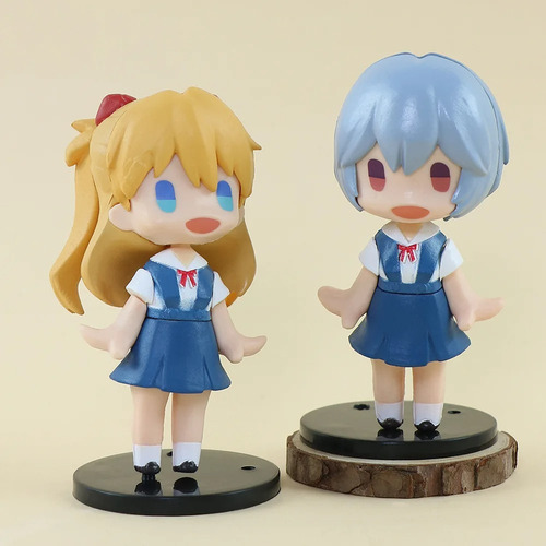 Figuras Evangelion X5 Neo Genesis Asuka Rei Misato Animados
