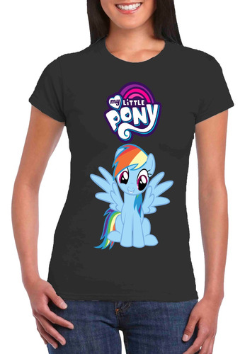 Playera My Little Pony Rainbow Dash Pony-003 De Color