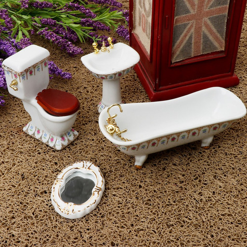 4 Piezas 1:12 Casa De Muñecas En Miniatura Accesorios De