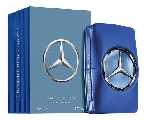 Perfume Mercedes Benz Man Blue Edt 50ml Hombre-100%original Volumen de la unidad 50 mL