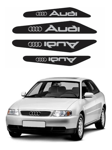 Adesivos Compatível Protetor Porta Audi S3 Resinado R903 Cor Personalizado