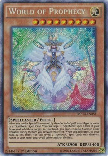 Yu-gi-oh! - World Of Prophecy (mp14-en081) - Mega Pack 2014