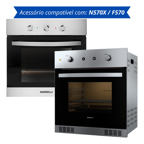 Bandeja Esmaltada Para Forno De Embutir 57 L Nardelli N570x
