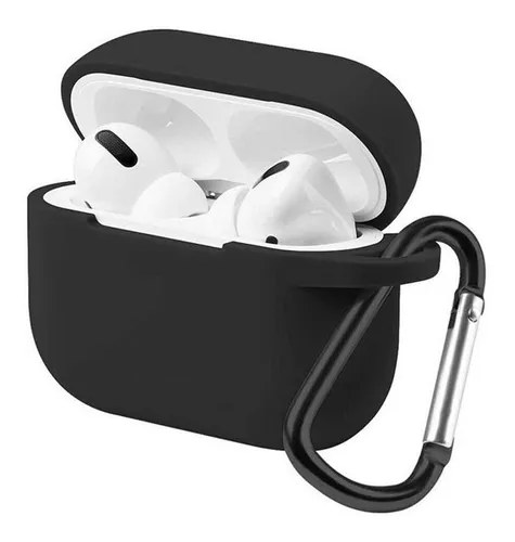 4 Fundas Para AirPods Pro De Silicon Negro Rojo Marino Blanco