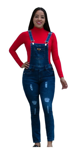 Overol Mezclilla Jumper Peto Dama Comfortable Body | Meses sin intereses Overol Mezclilla Jumper Peto Dama Comfortable Body | Meses sin intereses