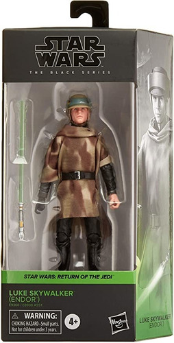 Star Wars The Black Series Luke Skywalker (endor) Toy 6