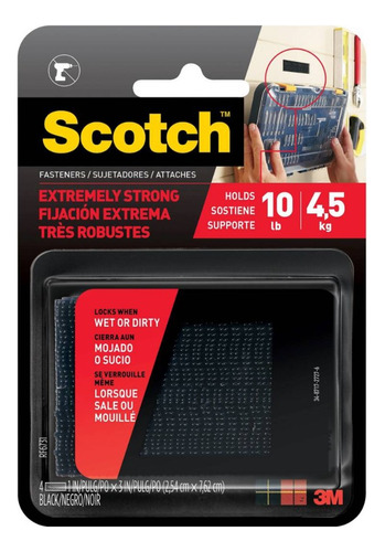 Sujetador Cuadro Fijacion Extrema 4.5kg Scotch 3m