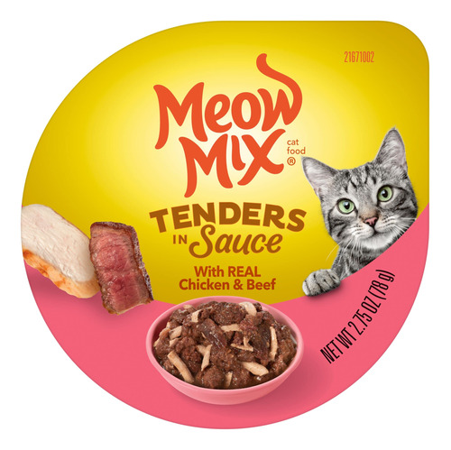 Meow Mix Tender Favorites - Alimento Humedo Para Gatos, Poll