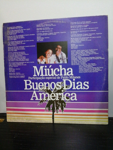 Vinilo 4028 - Miucha - Pablo Milanes