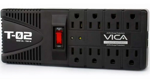 Regulador Vica T-02 300j 700w Entrada 127v 8 Contacos /vc