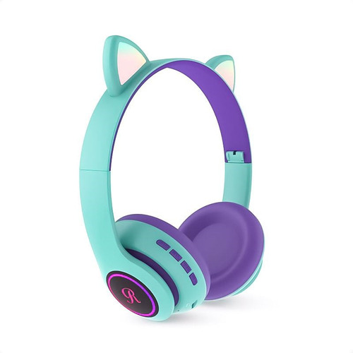 Auriculares Led Cat Bluetooth - Micro Sd - Ct-66 K-ubo