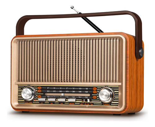 Prunus J120 - Radio Retro Vintage Am Fm, Radio Portatil De O