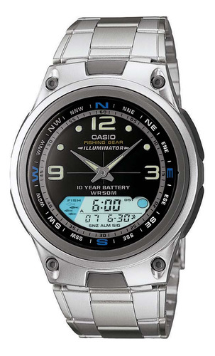 Relógio Casio Aw-82 D Fishing Gear Pesca Fases Lua Alarmes P