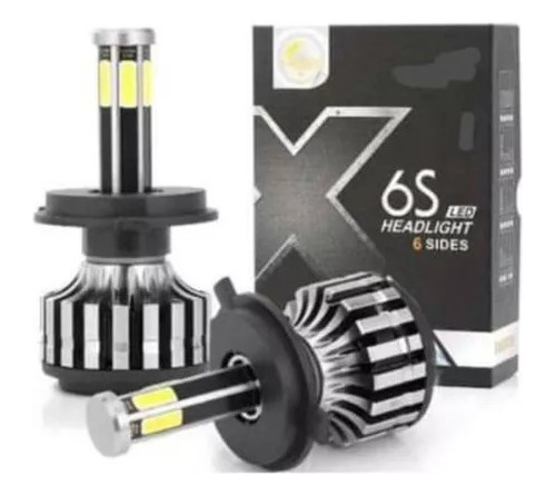 Turbo Led 6 Caras 360° 34.000lm Con Canbus H4