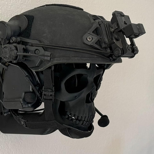 Para . Soporte Para Casco Con Forma De Calavera En 3d,