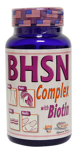Bhsn Biotina Complex 500mg  50 Capsulas