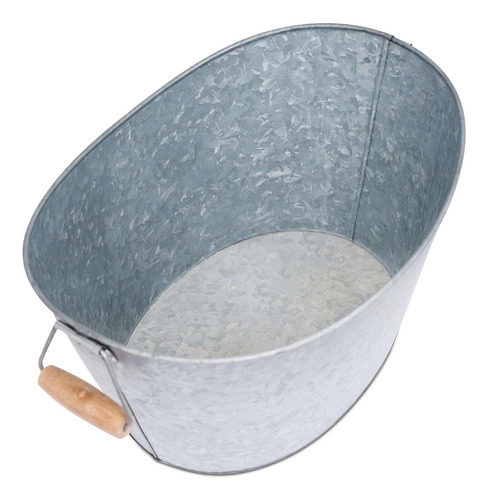 Bebida Galvanizada Birdrock Home Tina, Caddy And Bande