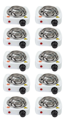 10 Parrillas Eléctricas 1 Quemador Mini Espiral 500w Mayoreo