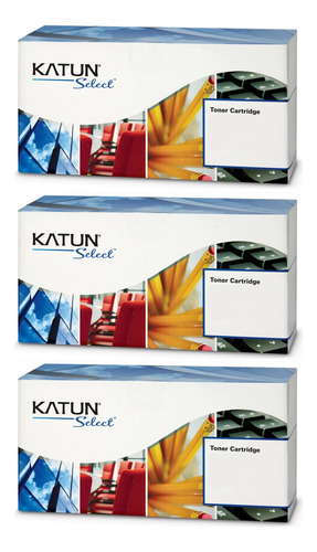 3 Pack Tóner Premium Katun Compatible Con Canon 121 D1620