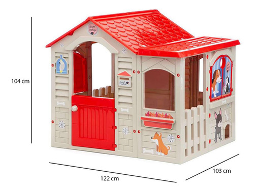 Casita De Juegos Infantil Para Casa Jardín Exteriores