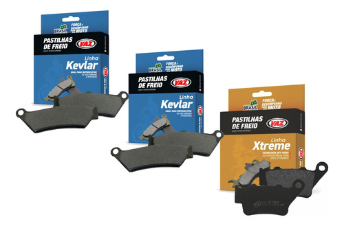 Kit Pastilha Vaz Diant+tras Bmw F700gs F750gs F850gs 017 016