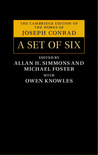 A Set Of Six, De Rad, Joseph. Editorial Cambridge, Tapa Dura En Inglés