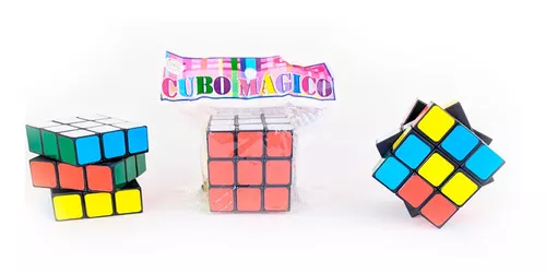 Kit com 2 Cubos Mágico Colorido Brinquedo Jogo Tradicional em Promoção na  Americanas