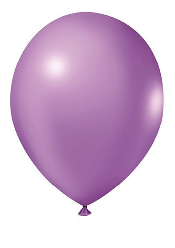 Balão Profissional Liso Balões Joy 5pol 12cm 50und Cor Lilás