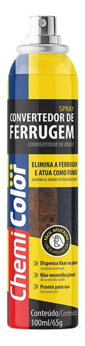 Removedor Ferrugem Chemicolor Spray Anticorrosivo 100ml/65g.