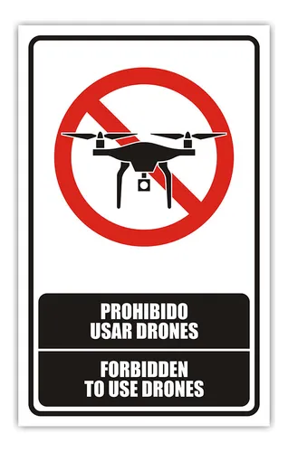 Prohibido Usar Drones Parques Turismo Bilingüe Colegios Dd8p