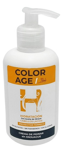 Crema De Peinar Hidratante Aceite Girasol Color Age X300ml