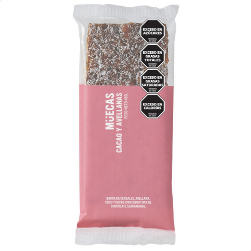 Barrita de Cereal Muecas Cacao Avellanas Y Coco de 45 g