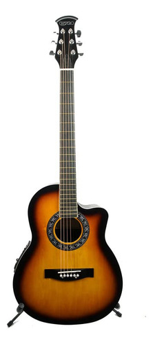 Guitarra Electroacustica Campero Tipo Ovation Sunburst