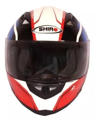 Casco Integral Sh-881 Motegi Rojo Azul - gratis