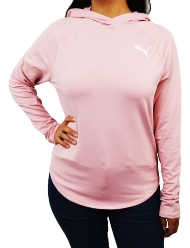 Puma Hoodie Active 586858 80 Bridal Rose Women's