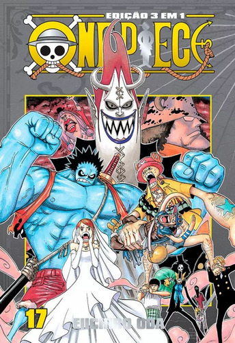 Mangá One Piece 3 Em 1 Volume 17 Panini Lacrado