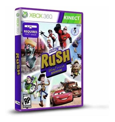 Kinect Rush (2 Dvd) (pt Br) Xbox 360 Físico (desblq. Lt 3.0)