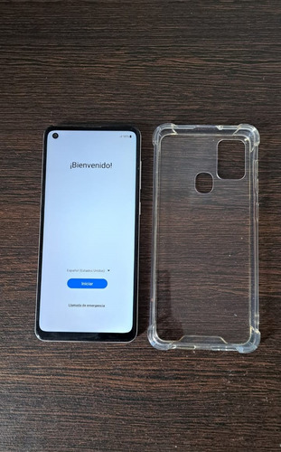 Samsung Libre Galaxy A21s Blanco + Funda Blanco (Usado)