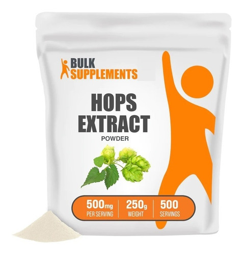 Bulk Supplements | Extracto Lúpulo | 250g | 500 Servicios