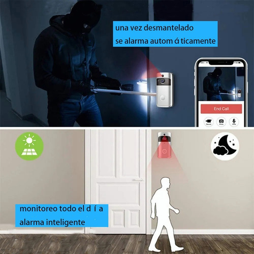 Cámara De Seguridad Hd 720p Wifi Smart Timbre