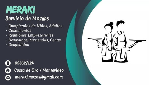 Imagen 2 de 2 de Servicio De Mozas, Mozos Para Eventos
