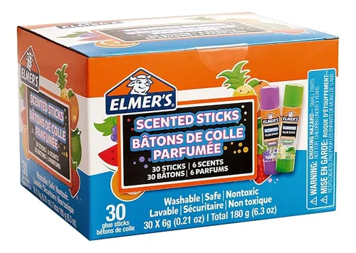 Barras De Pegamento Perfumadas Elmer S, 30 Unidades, 5.1 G C