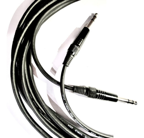 Cable Generico De Plug Balanceado Stereo 6.3 De 4 Metros