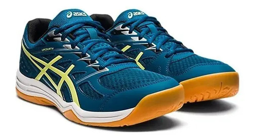 Tenis Ascis Upcourt 4 / Hombre / Voleyball / Squash / Azul | Envío gratis