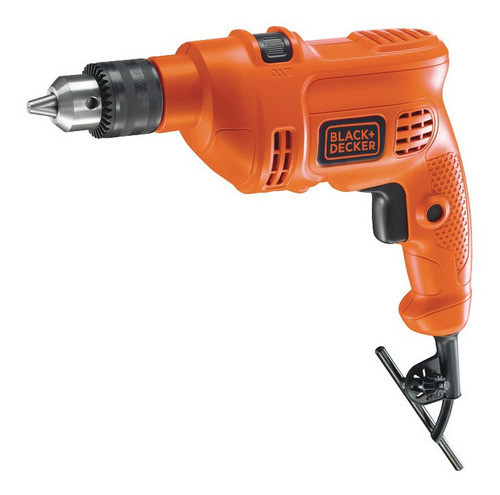 Imagen 1 de 2 de Taladro percutor eléctrico de 10mm Black+Decker TM500 500W + accesorio 220V 50Hz