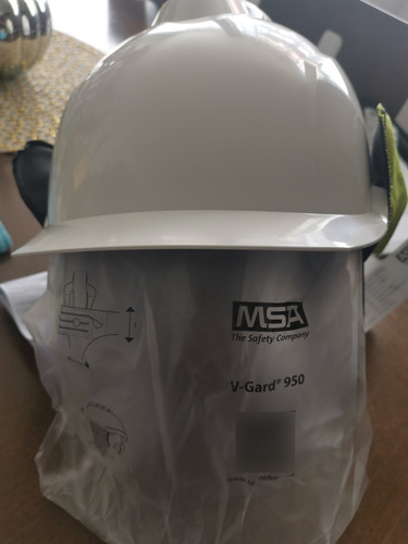 Casco Msa V-gard 950 Con Protector Acrílico 