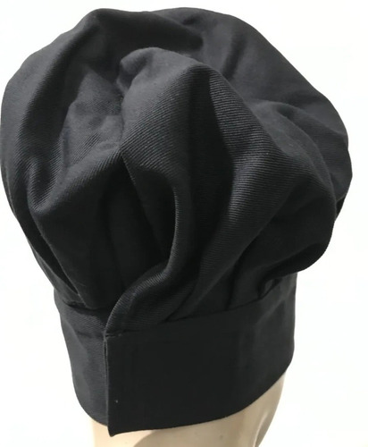 Gorro Para Chef Tipo Honguito En Tela Drill Liviano 