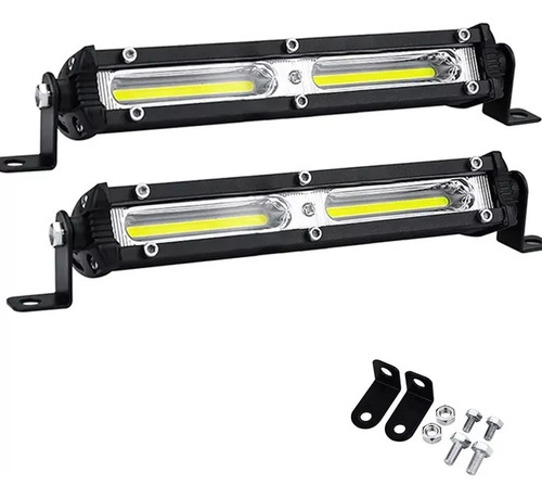 Par Luz Neblinero Led Del Automóvil Luz Auxiliar 7 Pulgadas